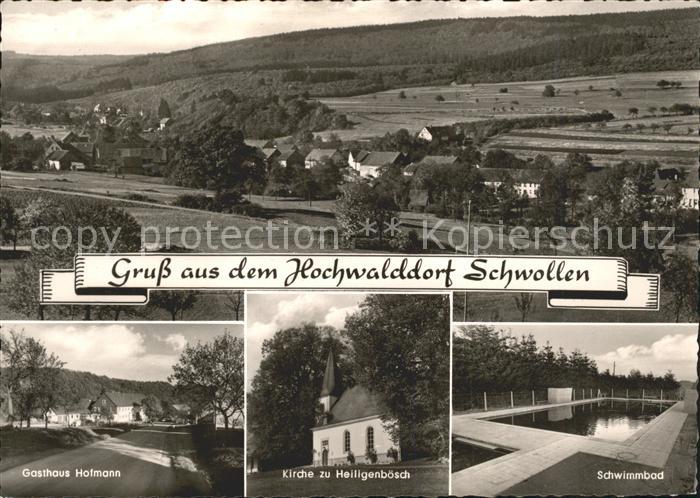 Schwollen Gasthaus Hofmann Kirche Heiligenboesch Schwimmbad