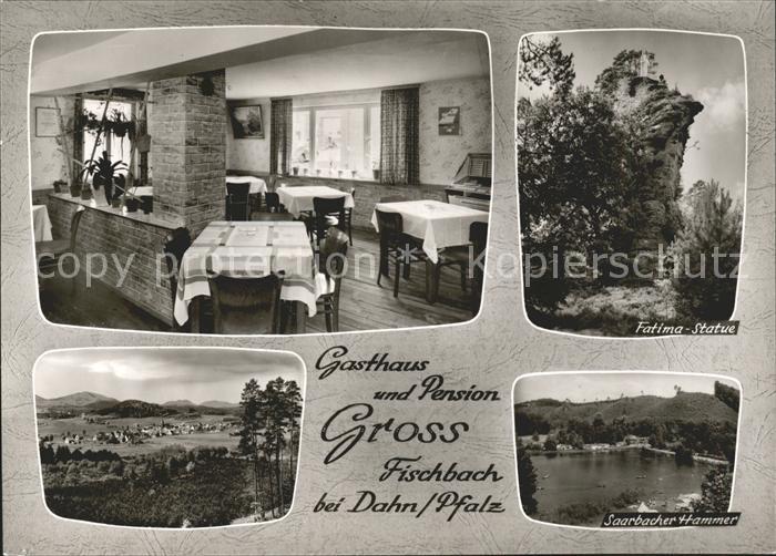 Fischbach Dahn Gasthaus Gross Fatima-Statue Saarbacher-Hammer