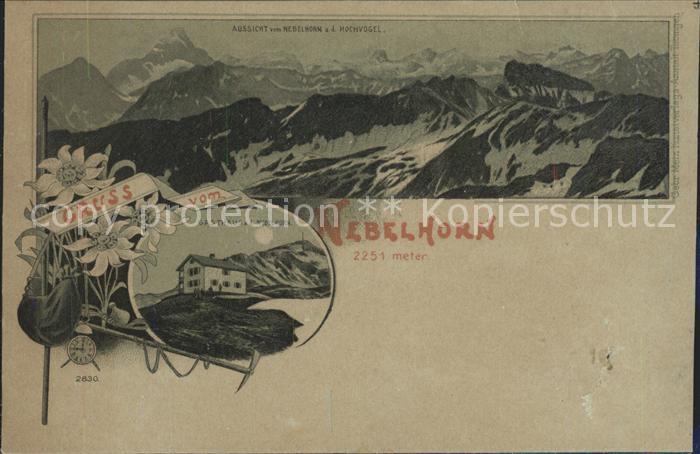 Nebelhorn Aussicht Hochvogel Gasthaus