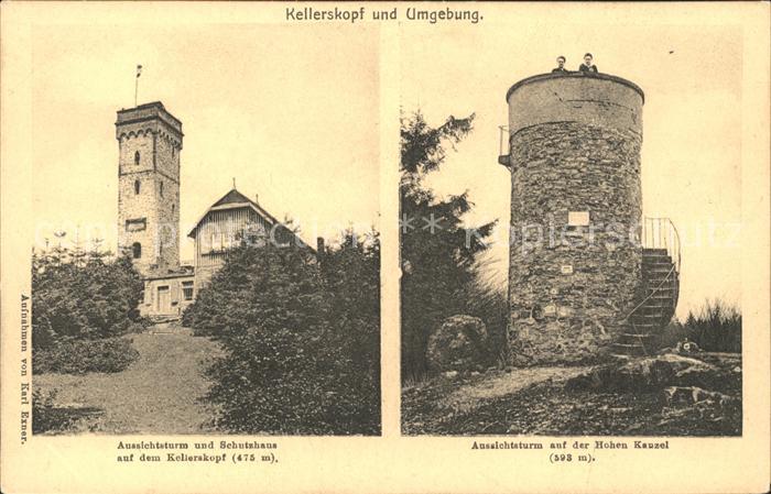 Neuhof Taunus Kellerskopf Aussichtsturm Schutzhaus Kellerkopf Hohen Kanzel