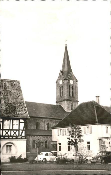 Schifferstadt Rathausplatz Kirche