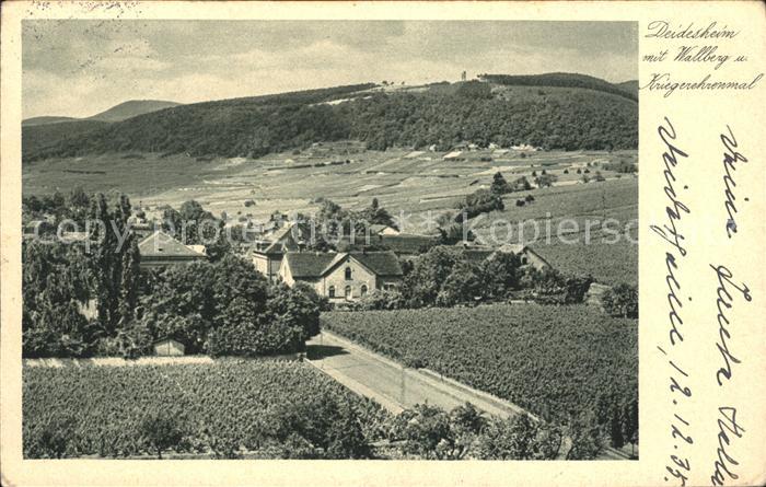 Deidesheim Wallberg Kriegerehrenmal