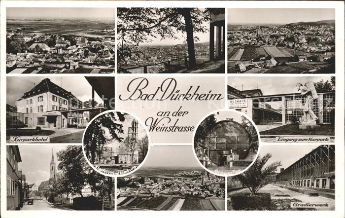 Bad Duerkheim Kurparkhotel Eingang Gradierwerk Ruine Limburg