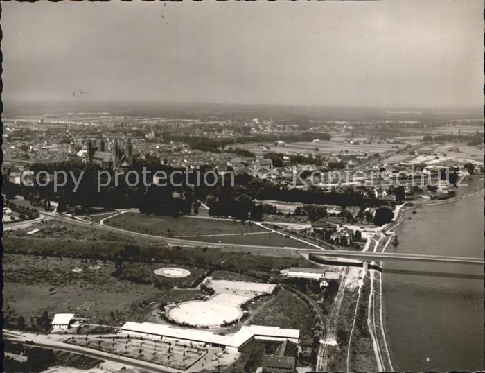 Speyer Rhein Fliegeraufnahme