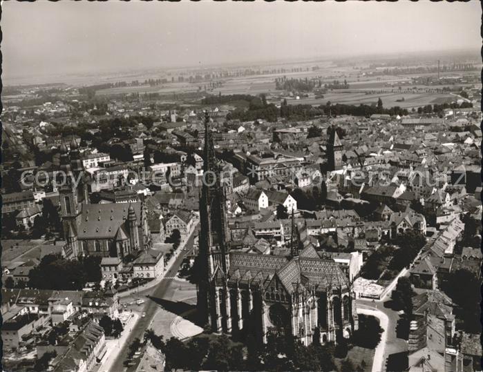 Speyer Rhein Kirche Fliegeraufnahme