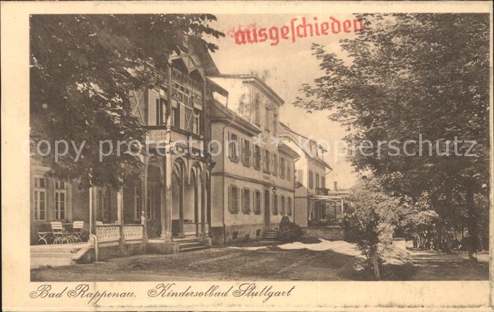 Bad Rappenau Kindersolbad Stuttgart