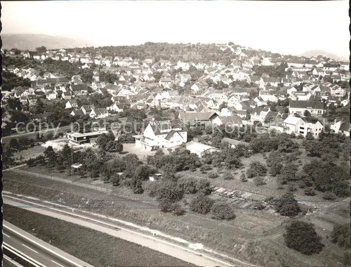 Bischmisheim Fliegeraufnahme Rasthaus Autobahn