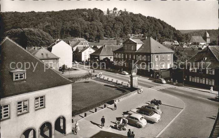 Landstuhl Blick Postamt Burg Sickigen