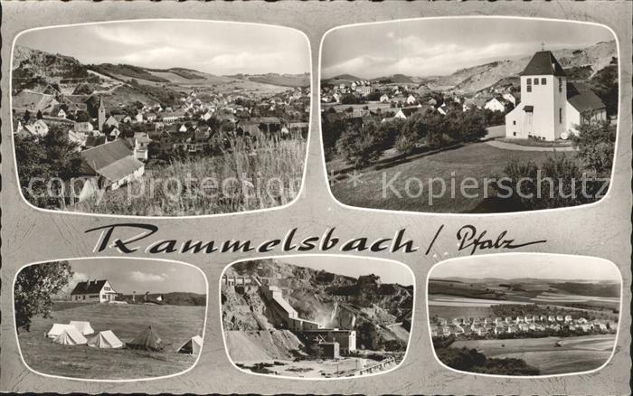 Rammelsbach Pfalz Steinbruchbetrieb Kirche Zelte