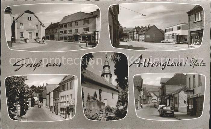 Altenglan Strassenansichten Kirche