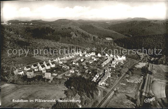 Rodalben Heidesiedlung Fliegeraufnahme