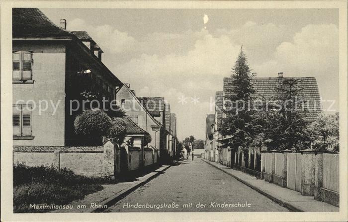 Maximiliansau Hindenburgstrasse Kinderschule