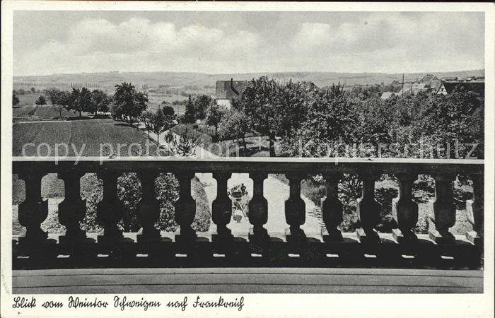 Schweigen-Rechtenbach Blick vom Weintor