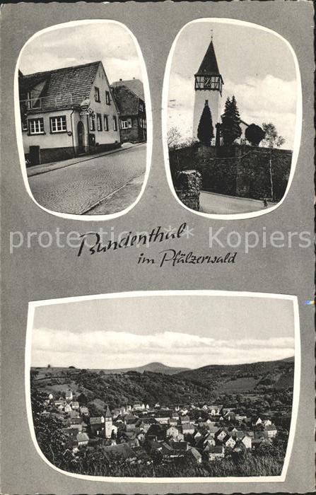 Bundenthal Gasthaus Krone Kirche Ortsansicht