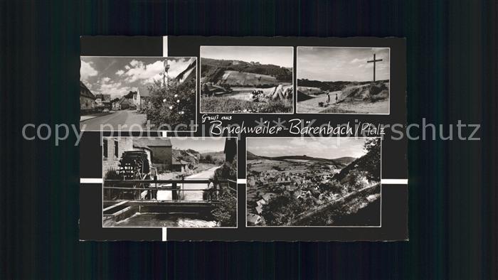 Bruchweiler-Baerenbach Kreuz Bruecke Teilansichten