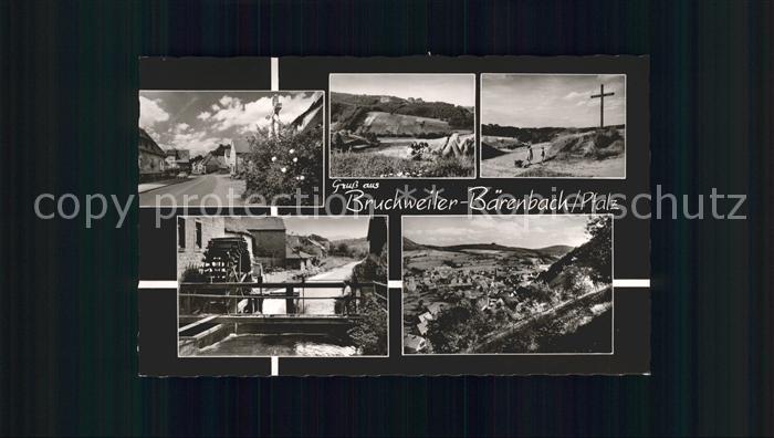 Bruchweiler-Baerenbach Kreuz Bruecke Teilansichten