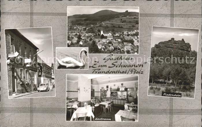 Bundenthal Gasthaus zum Schwanen Gastraum Fladenstein Teilansichten