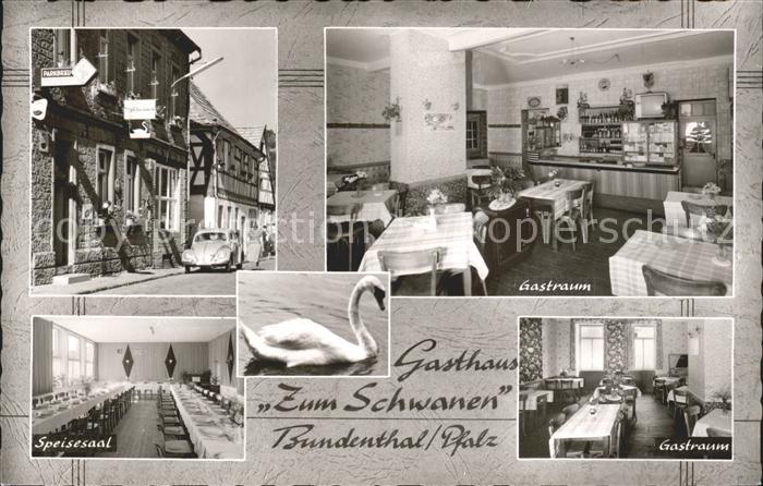 Bundenthal Gasthaus zum Schwanen Gastraum Fladenstein Teilansichten