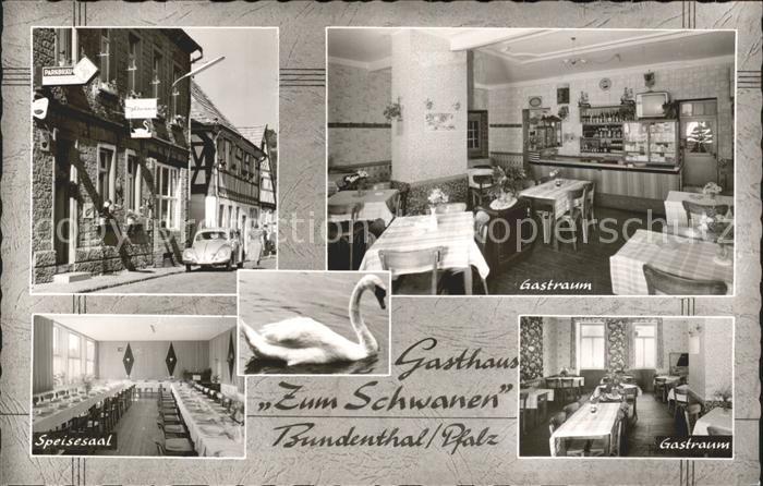 Bundenthal Gasthaus zum Schwanen Gastraum Fladenstein Teilansichten
