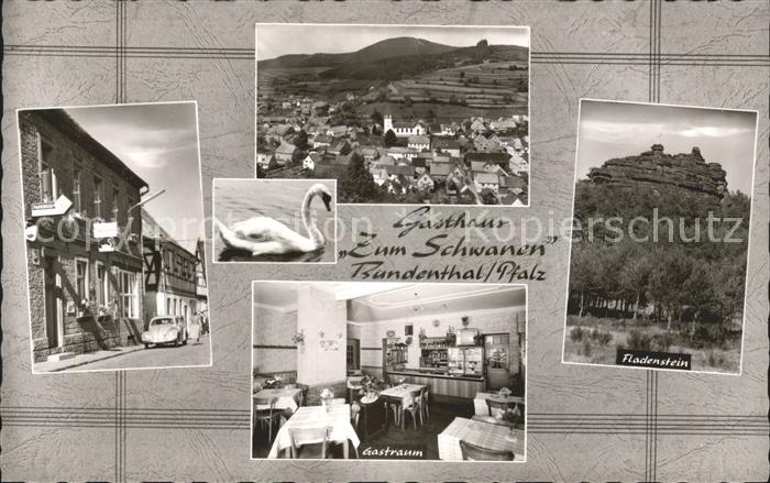 Bundenthal Gasthaus zum Schwanen Gastraum Fladenstein Teilansichten