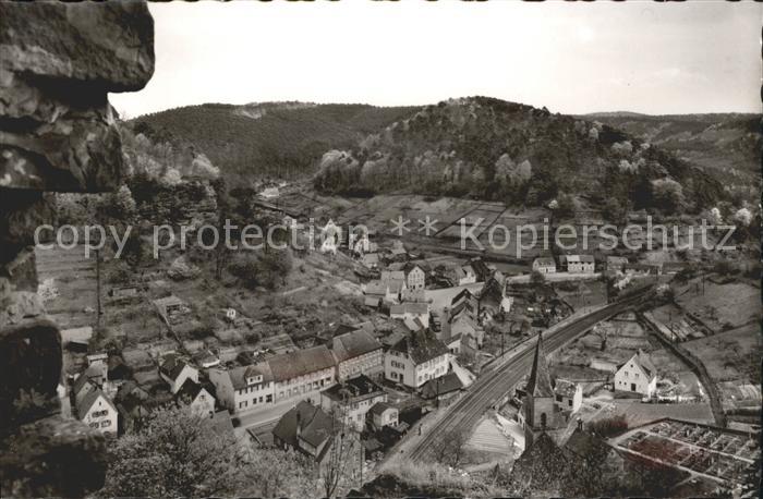 Frankenstein Pfalz Blick von Rurgruine