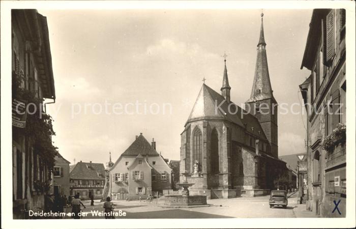 Deidesheim Kirche Strassenansicht