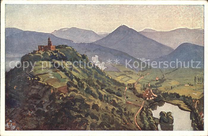 Bad Duerkheim Klosterruine Limburg Herzogsweiher Kuenstelrkarte Ernst Vollbahr