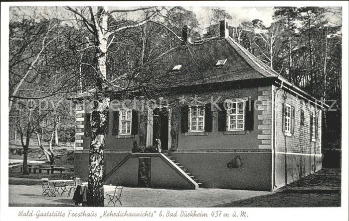 Bad Duerkheim Wald-Gasthaus Forsthaus Kehrdichannichts