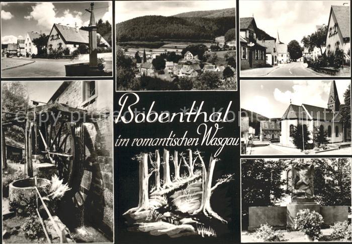 Bobenthal Denkmal Kirche Strassenansichten