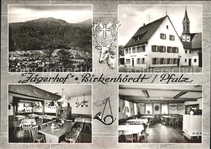 Birkenhoerdt Gasthaus Metzgerei Jaegerhof Speisesaal Kirche