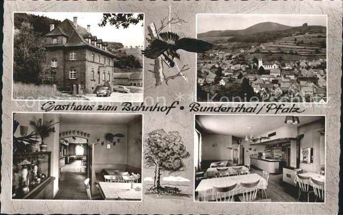 Bundenthal Gasthaus Bahnhof Speisesaal Teilansicht