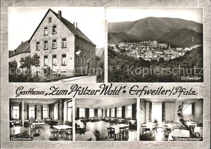 Erfweiler Pfalz Gasthaus zum Pfaelzer Wald Gastraum Saal Nebenzimmer