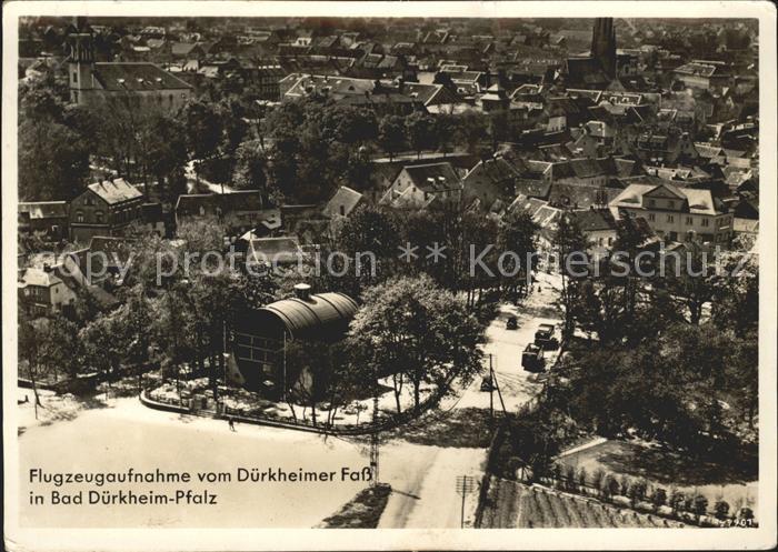 Bad Duerkheim Fliegeraufnahme Fass Naturweinschaenke