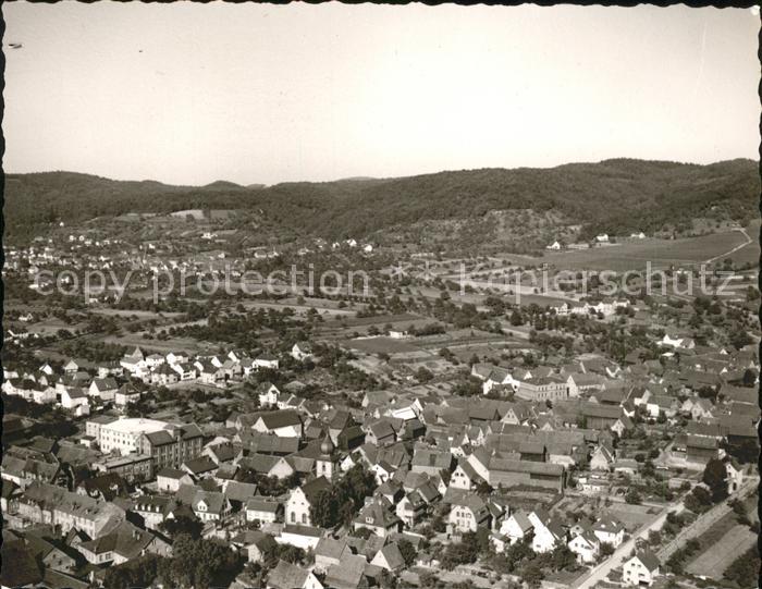 Grosssachsen Fliegeraufnahme