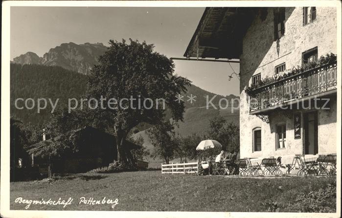 Pattenberg Chiemgau Bergwirtschaft
