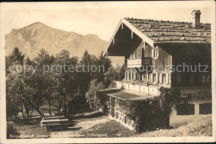 Unterwoessen Bergwirtschaft Gruber