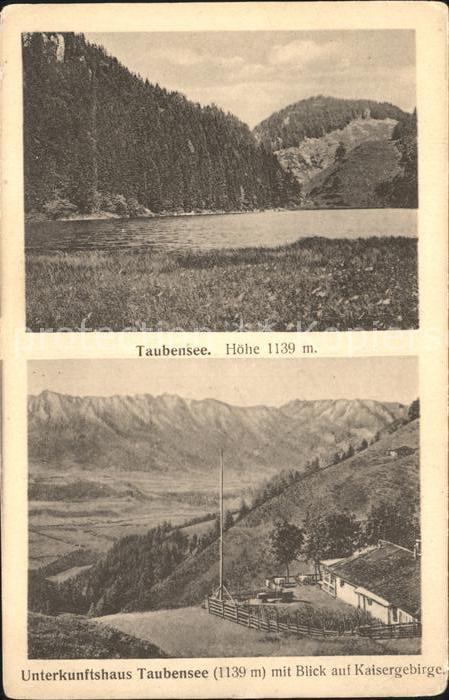Taubensee Berghaus Kaisergebirge