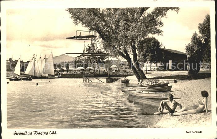 Waging See Strandbad Boote