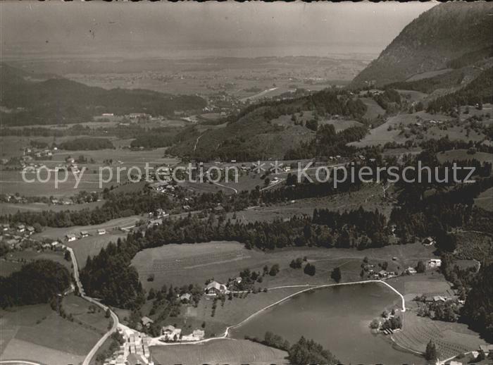 Unterwoessen Woessen-See Fliegeraufnahme