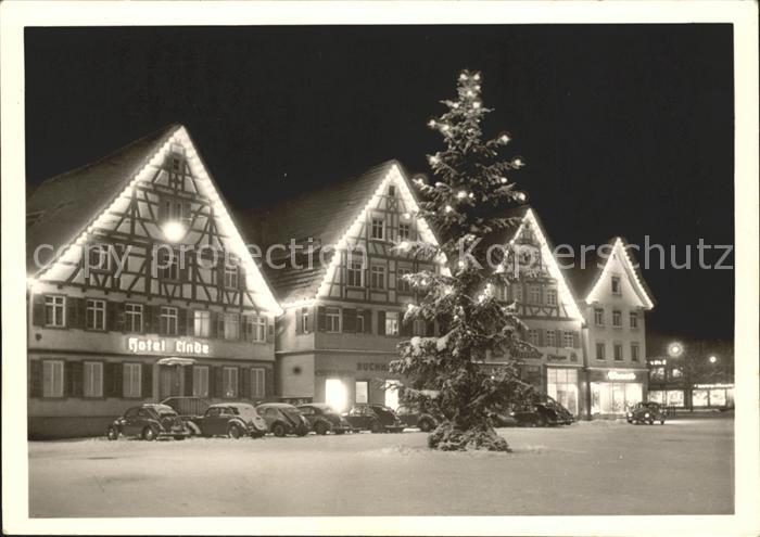 Ebingen zu Weihnachten Hotel Linde