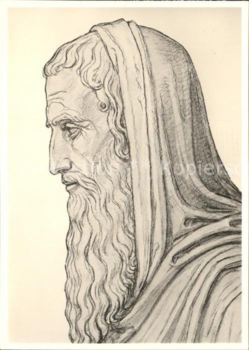 Beuron Donautal Kunstschule Zeichnung Marienleben Priester Zacharias