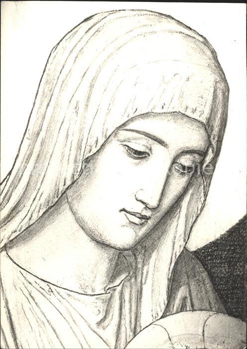 Beuron Donautal Kunstschule Zeichnung Marienleben Gottes Mutter