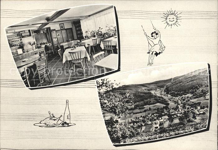 Odenwald Unter-Schoenmattenwag Gasthaus Pension zur goldenen Krone