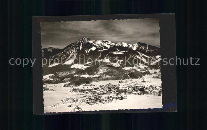 Oberwoessen Fliegeraufnahme im Winter