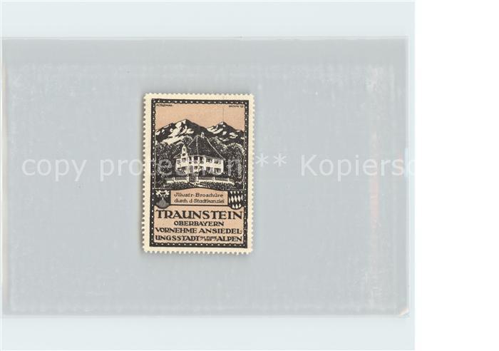 Traunstein Oberbayern Werbemarke