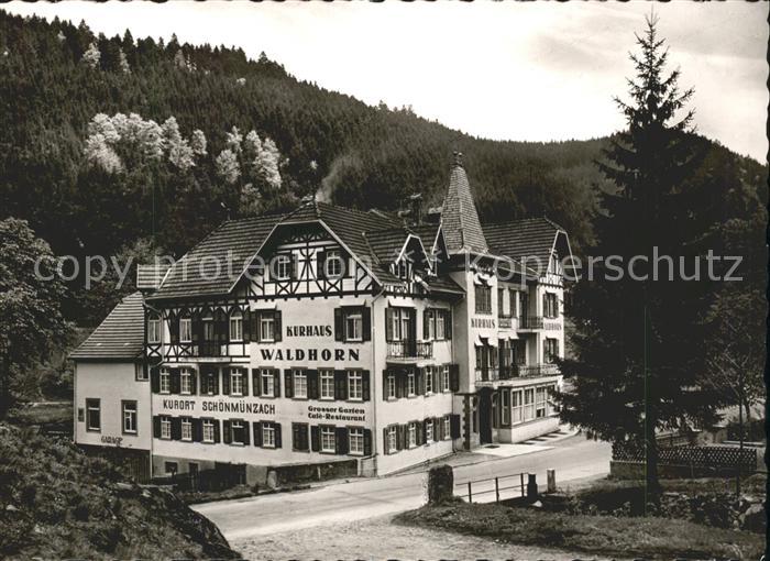 Schoenmuenzach Kurhaus Waldhorn