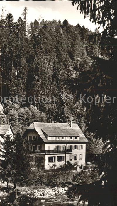 Schoenmuenzach Hotel Pension Klumpp