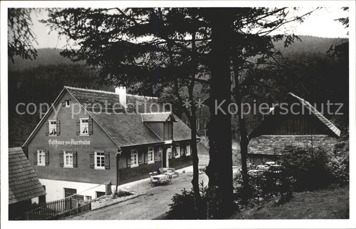 Hinterlangenbach Baiersbronn Gasthaus Auerhahn