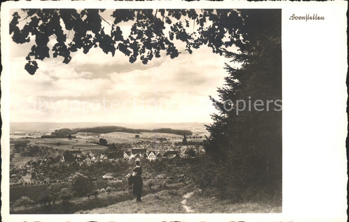 Dornstetten Wuerttemberg Frau Ortsansicht