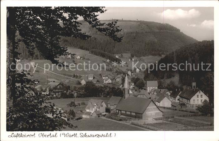 Obertal Baiersbronn Kirche Teilansicht